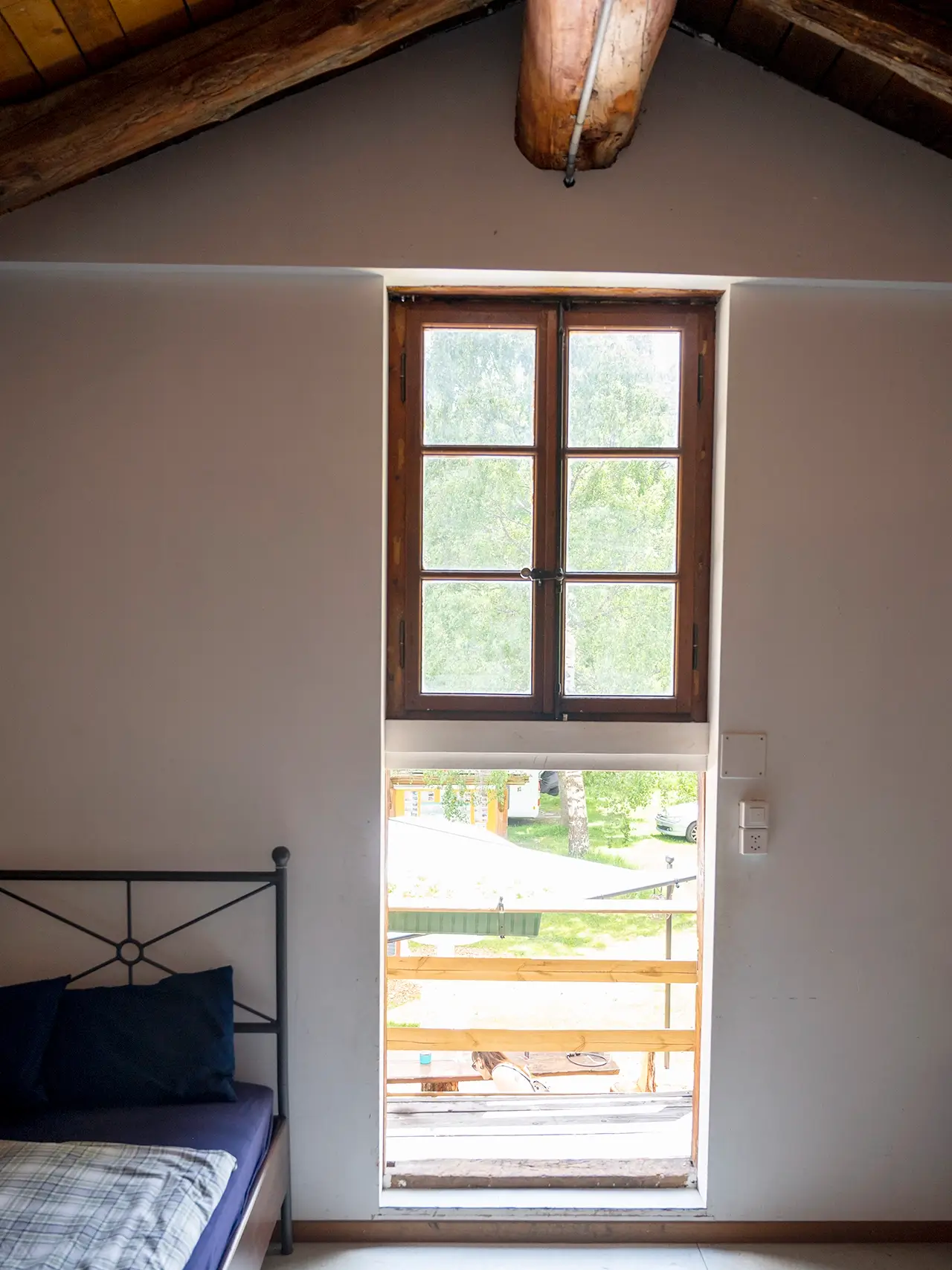 Chalet auf dem Camping in Täsch bei Zermatt