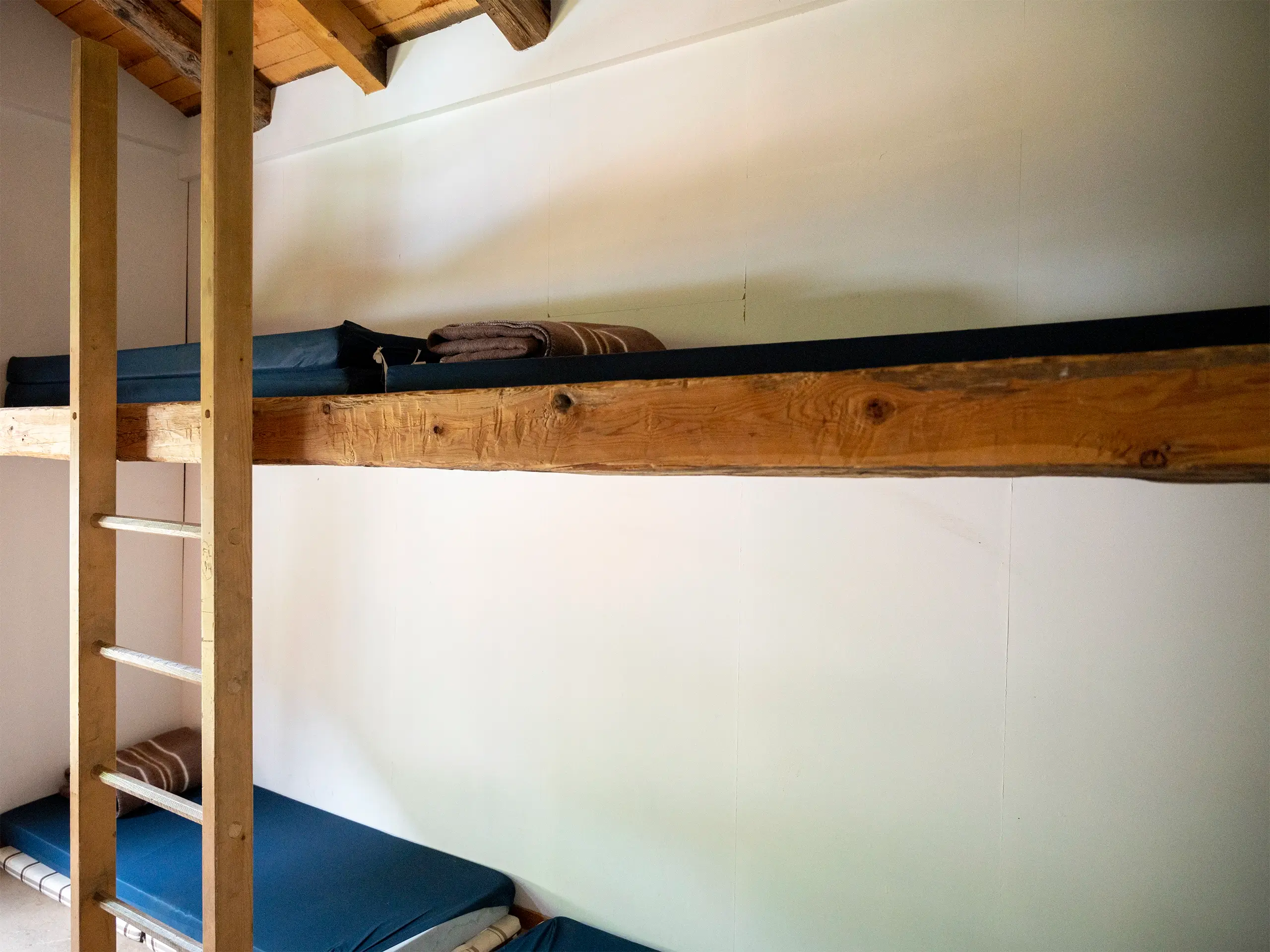 Matratzenlager beim Camping in Täsch bei Zermatt